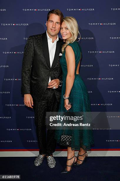 Antoine and Laura Zurbriggen at the Tommy Hilfiger Dinner in celebration of the 12th Zurich Film Festival on September 30, 2016 in Zurich,...