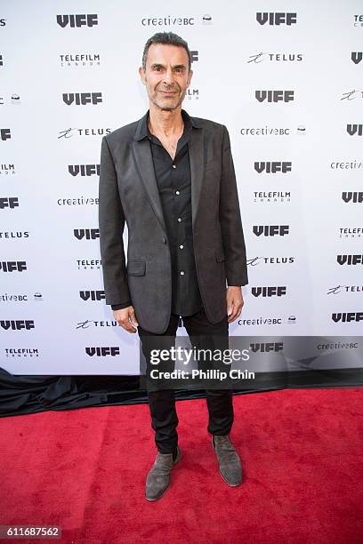 Director Barnet Bain arrives on the red carpet for his film "Milton's Secret" at the Centre for the Performing Arts during the 35th Vancouver...