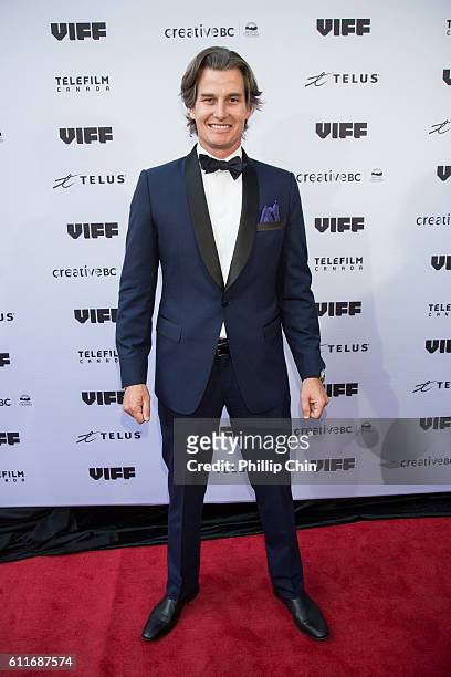 Producer Sean Buckley arrives on the red carpet of his film "Milton's Secret" at the Centre for the Performing Arts during the 35th Vancouver...