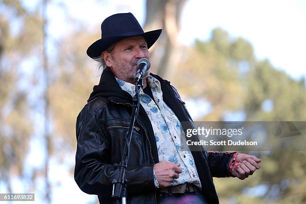 Singer Butch Hancock of The Flatlanders perform onstage during Hardly Strictly Bluegrass 2016 at Golden Gate Park on September 30, 2016 in San...