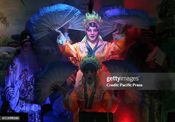 Chinese opera of The faculty Lao Gheg Lao Cung show at Chinese shrine during Vegetarian Festival this year from 01 to 09 October The festival has...