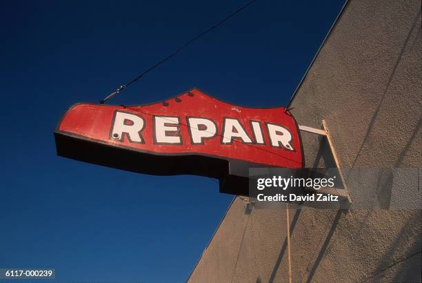272 Shoe Repair Sign Stock Photos and High-Res Images - Getty Images