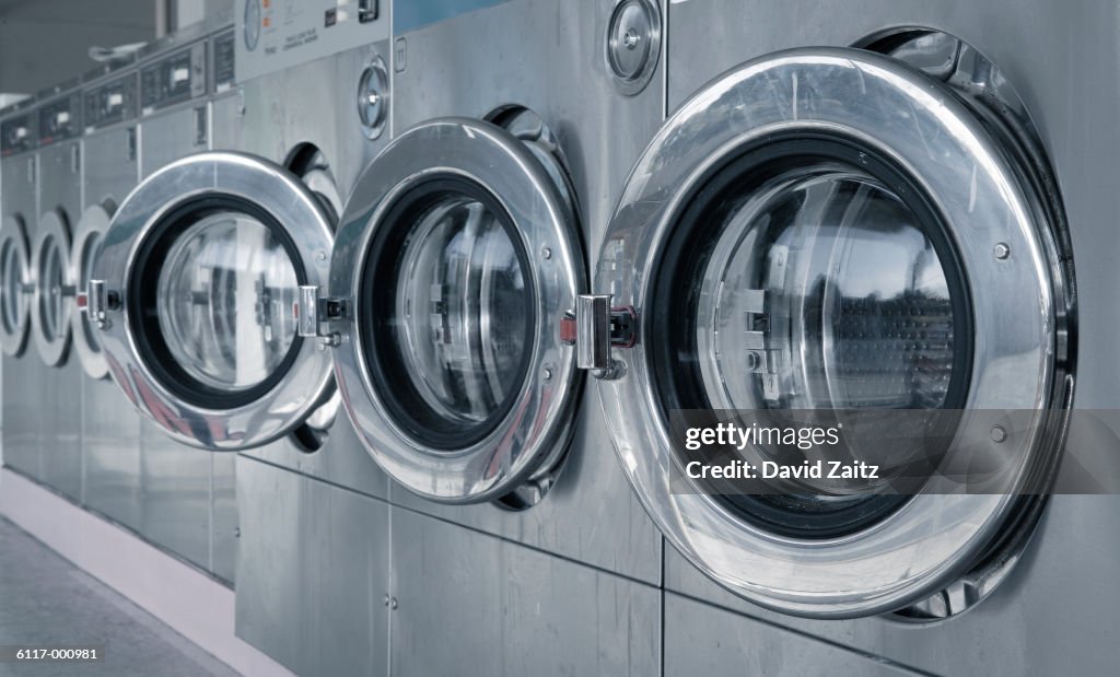 Washing Machines in Laundromat
