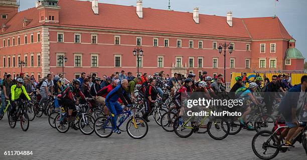 Last Critical Mass in Warsaw, Poland on 30 September 2016.