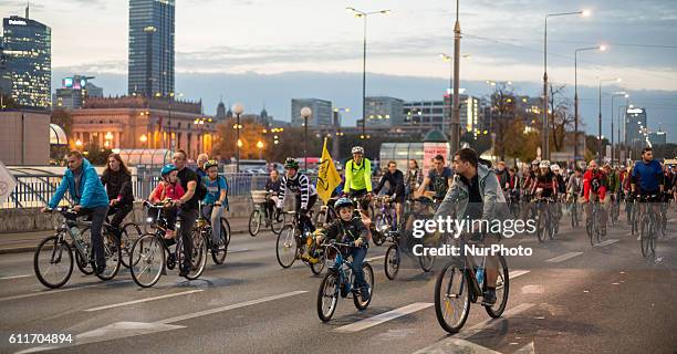 Last Critical Mass in Warsaw, Poland on 30 September 2016.