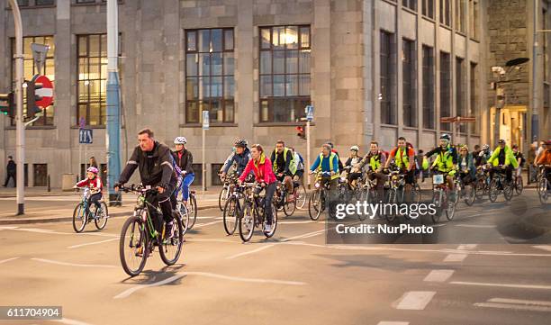 Last Critical Mass in Warsaw, Poland on 30 September 2016.