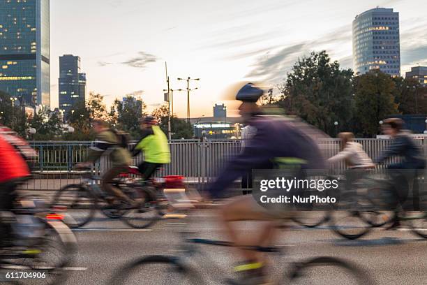 Last Critical Mass in Warsaw, Poland on 30 September 2016.