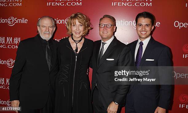 Producer Steve Jaffe , wife/actress Susan Blakely and guests arrive at Operation Smile's Annual Smile Gala at the Beverly Wilshire Four Seasons Hotel...