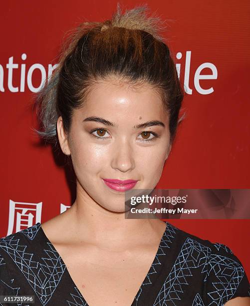 Actress Nichole Bloom arrives at Operation Smile's Annual Smile Gala at the Beverly Wilshire Four Seasons Hotel on September 30, 2016 in Beverly...