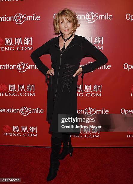 Actress Susan Blakely arrives at Operation Smile's Annual Smile Gala at the Beverly Wilshire Four Seasons Hotel on September 30, 2016 in Beverly...