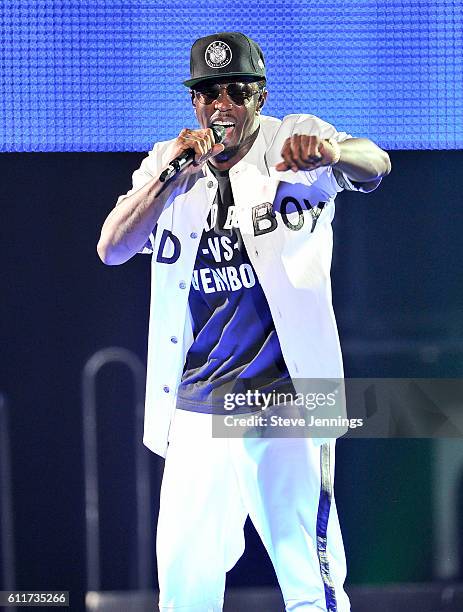 Sean "Puff Daddy" Combs performs at the Bad Boy Family Reunion Tour at ORACLE Arena on September 30, 2016 in Oakland, California.