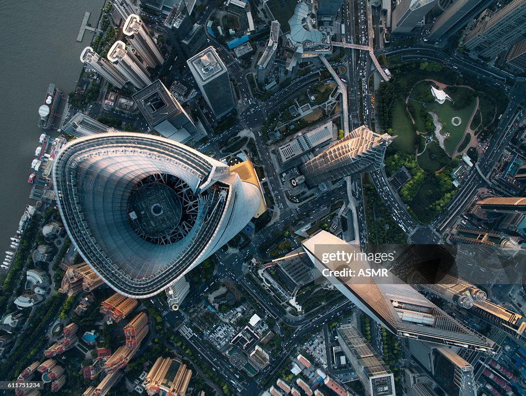 Aerial View Of Shanghai