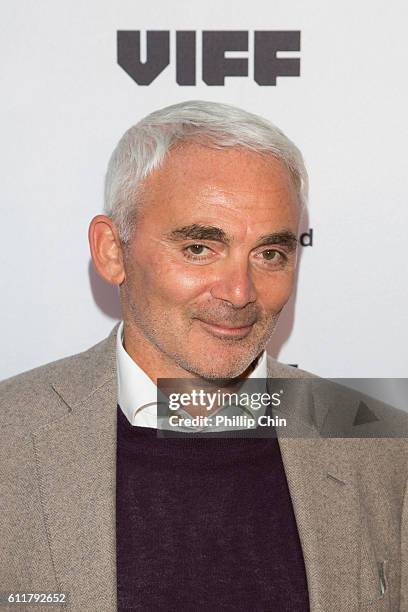 Vancouver, BC Frank Giustra, President of the Radcliffe Foundation attends the 35th Vancouver International Film Festival opening gala film "Maudie"...