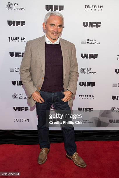 Vancouver, BC Frank Giustra, President of the Radcliffe Foundation attends the 35th Vancouver International Film Festival opening gala film "Maudie"...