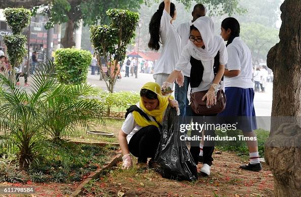 Cleanness Drive Image Delegates from different countries taking a part in cleanliness drive ...