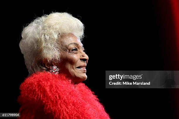 Photocall with actor Nichelle Nichols, Star Trek's original Lieutenant Uhura part of Star Trek at 50 at BFI Southbank on October 1, 2016 in London,...