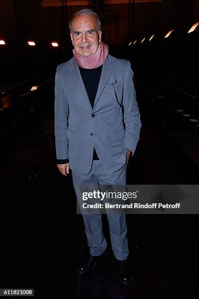 Of Puig Fashion Division and President of the French Federation of couture and ready-to-wear, Ralph Toledano attends the Nina Ricci show as part of...