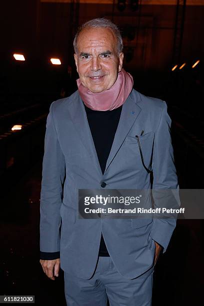Of Puig Fashion Division and President of the French Federation of couture and ready-to-wear, Ralph Toledano attends the Nina Ricci show as part of...