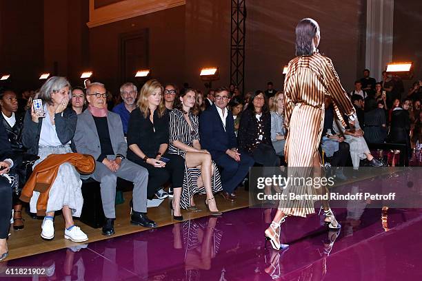 Of Puig Fashion Division and President of the French Federation of couture and ready-to-wear, Ralph Toledano, Virginie Mouzat, Laetitia Casta, Manuel...