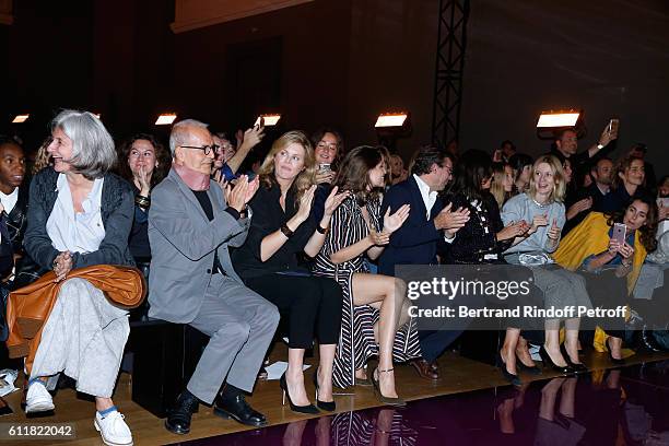 Of Puig Fashion Division and President of the French Federation of couture and ready-to-wear, Ralph Toledano, Virginie Mouzat, Laetitia Casta, Manuel...