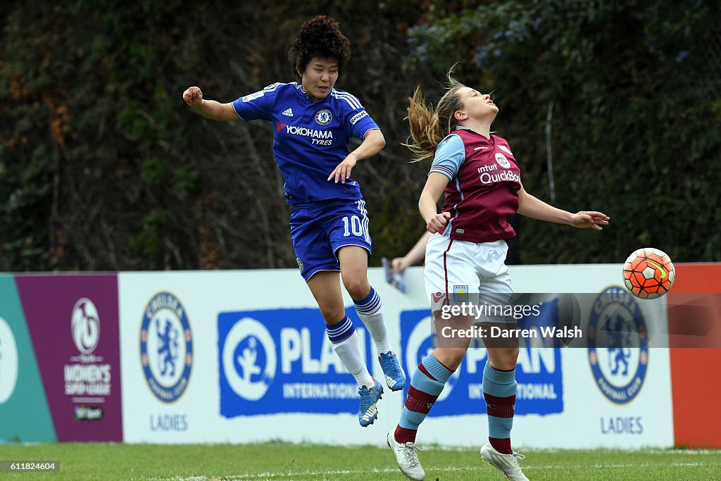 Women's FA Cup - Sixth Round - Chelsea Ladies v Aston Villa Ladies - Wheatsheaf Park