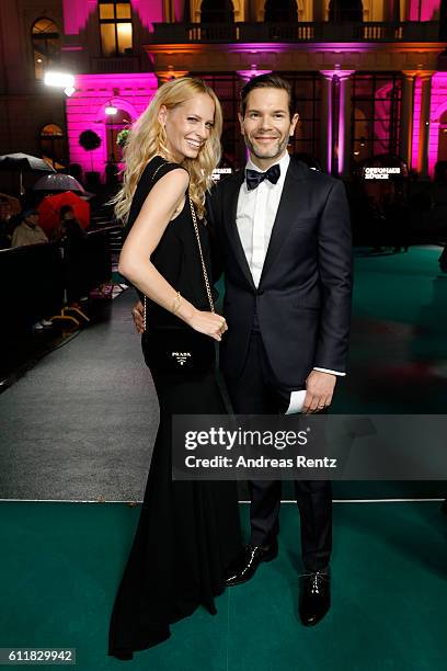 Sarina Arnold and her husband Raphael Fischer attend the Award Night during the 12th Zurich Film Festival on October 1, 2016 in Zurich, Switzerland....