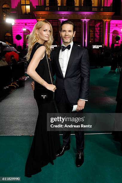 Sarina Arnold and her husband Raphael Fischer attend the Award Night during the 12th Zurich Film Festival on October 1, 2016 in Zurich, Switzerland....