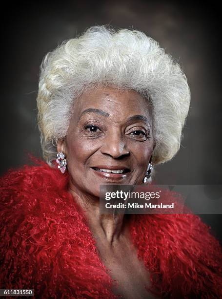 Nichelle Nichols, Star Trek's original Lieutenant Uhura, is photographed at the BFI as part of its "Star Trek at 50" events. At BFI Southbank on...