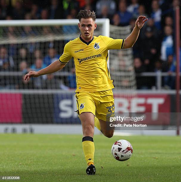 Charlie Colkett of Bristol Rovers in action during the Sky Bet League One match between Northampton Town and Bristol Rovers at Sixfields Stadium on...