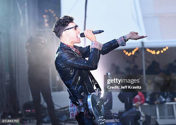 David Macklovitch of Chromeo performs onstage during The Meadows Music & Arts Festival Day 1 on October 1, 2016 in Queens, New York.