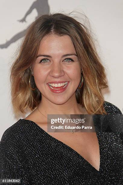 Actress Andrea Guasch attends 'Defy Gravity. Tribute to Michael Jordan' photocall at Principe Pio station on October 1, 2016 in Madrid, Spain.