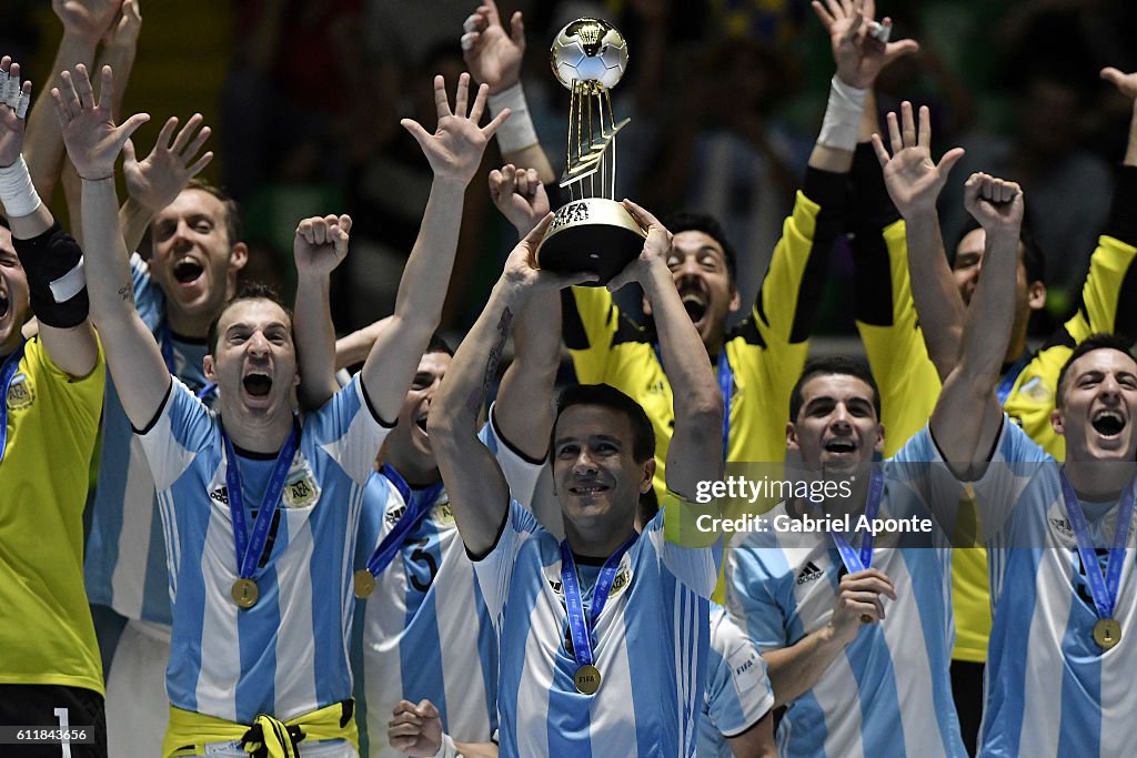 Russia and Argentina: FIFA Futsal World Cup Colombia 2016 Final