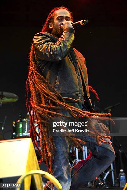 Damian Marley performs onstage during The Meadows Music & Arts Festival Day 1 on October 1, 2016 in Queens, New York.