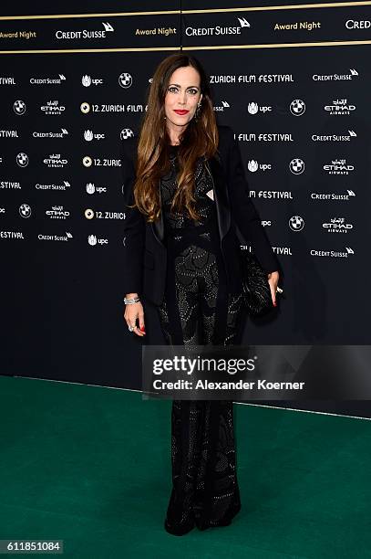 Sandra Bauknecht attends the Award Night during the 12th Zurich Film Festival on October 1, 2016 in Zurich, Switzerland. The Zurich Film Festival...