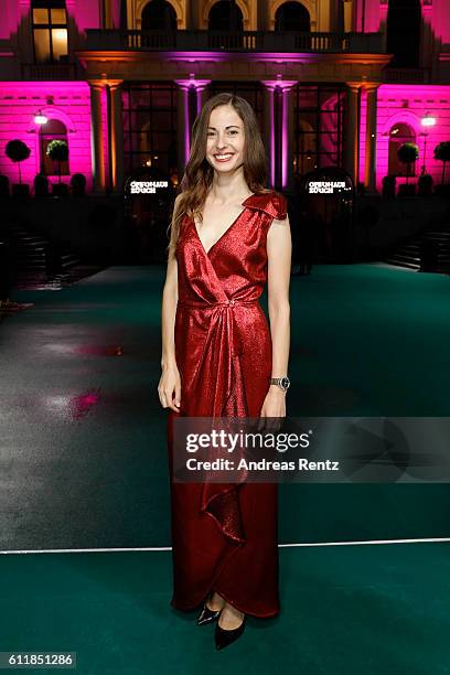 Darya von Bergen attends the Award Night during the 12th Zurich Film Festival on October 1, 2016 in Zurich, Switzerland. The Zurich Film Festival...