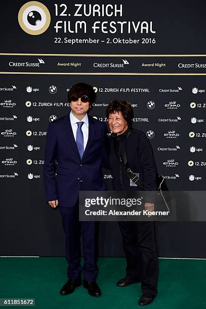 Jero Yun and guest attend the Award Night during the 12th Zurich Film Festival on October 1, 2016 in Zurich, Switzerland. The Zurich Film Festival...