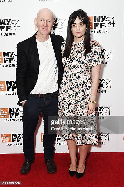 Writer Paul Laverty and Actress Hayley Squires arrive at the screening of "I, Daniel Blake" during the 54th New York Film Festival at Alice Tully...