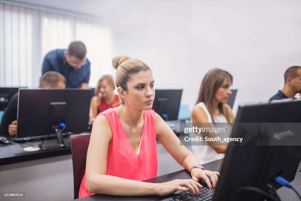 Computer Class High-Res Stock Photo - Getty Images