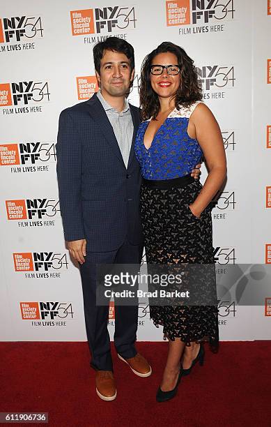 Lin-Manuel Miranda and Vanessa Nadal attend the 54th New York Film Festival - "Manchester by the Sea" World Premiere at Alice Tully Hall at Lincoln...
