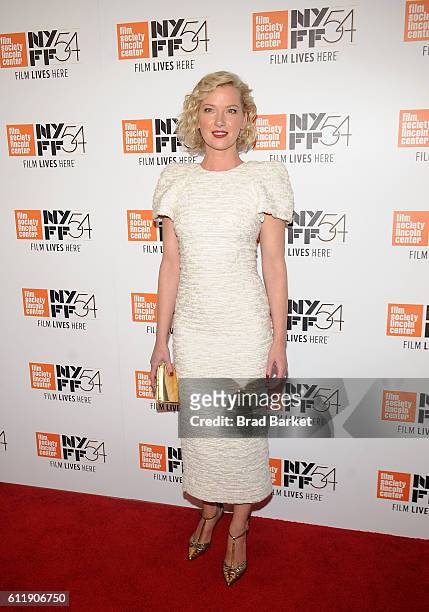 Actress Gretchen Mol attends the 54th New York Film Festival - "Manchester by the Sea" World Premiere at Alice Tully Hall at Lincoln Center on...