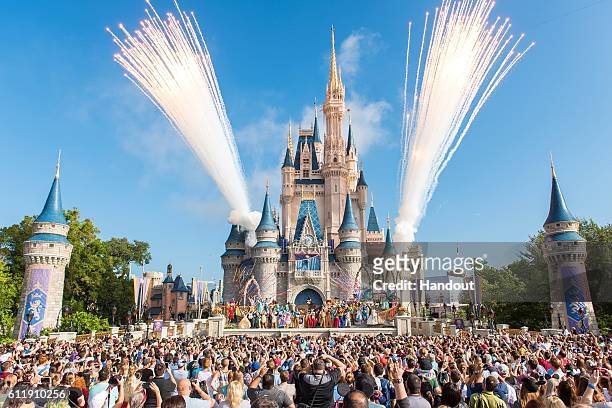 Walt Disney World Resort marked its 45th anniversary on October 1, 2016 in Lake Buena Vista, Florida.