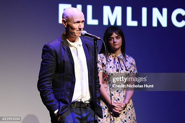 Writer Paul Laverty and Actress Hayley Squires speak at the 54th New York Film Festival - "I, Daniel Blake" Intro and Q&A at Alice Tully Hall at...