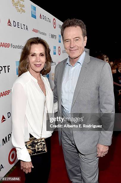 Actors Bryan Cranston and Robin Dearden attend the MPTF 95th anniversary celebration with "Hollywood's Night Under The Stars" at MPTF Wasserman...