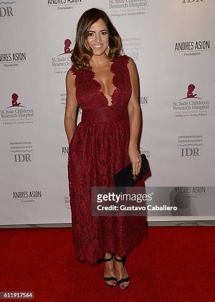 Pamela Silva Conde attends the 9th Annual International Dermatology "It's All About the Kids" Benefit at JW Marriott Marquis on October 1, 2016 in...