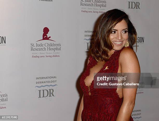 Pamela Silva Conde attends the 9th Annual International Dermatology "It's All About the Kids" Benefit at JW Marriott Marquis on October 1, 2016 in...