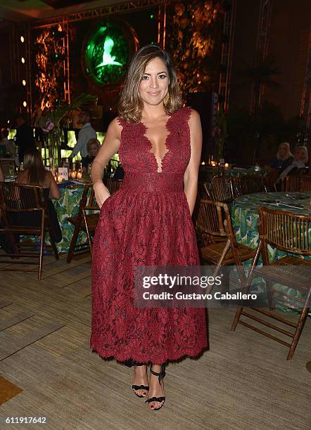 Pamela Silva Conde attends the 9th Annual International Dermatology "It's All About the Kids" Benefit at JW Marriott Marquis on October 1, 2016 in...