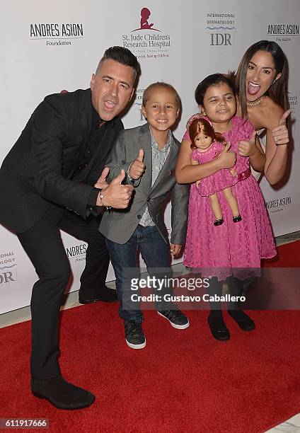 Jorge Bernal and Karla Birbragher attends the 9th Annual International Dermatology "It's All About the Kids" Benefit at JW Marriott Marquis on...