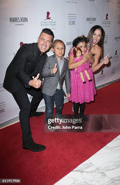 Jorge Bernal and Karla Birbragher attend the 9th Annual International Dermatology Its All About the Kids Benefit at JW Marriott Marquis on OCTOBER 1,...