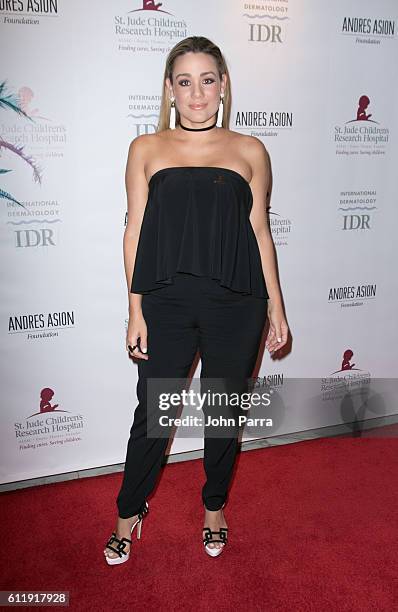 Gloria Ordaz attends the 9th Annual International Dermatology Its All About the Kids Benefit at JW Marriott Marquis on OCTOBER 1, 2016 in Miami,...