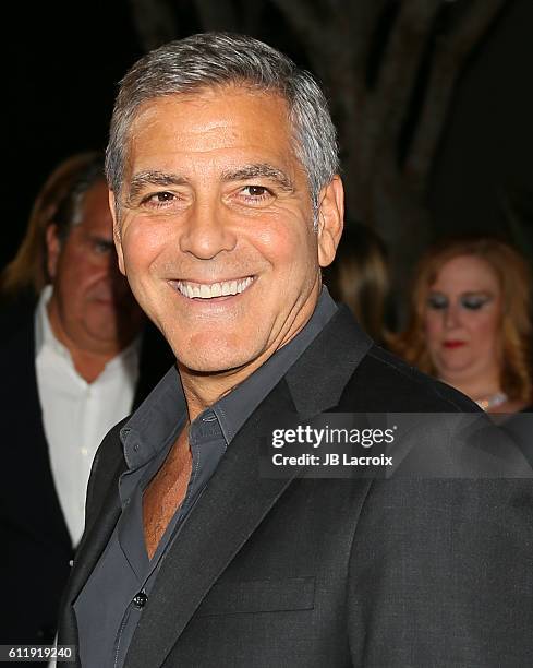 George Clooney attends the MPTF 95th anniversary celebration with 'Hollywood's Night Under The Stars' at MPTF Wasserman Campus on October 1, 2016 in...